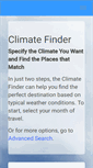 Mobile Screenshot of climatefinder.com
